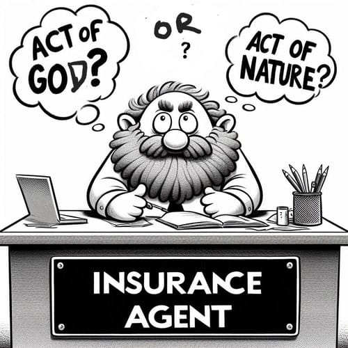 God's role in natural disasters