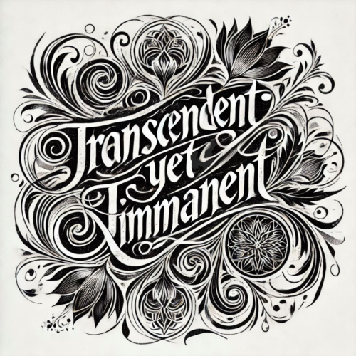God both Transcendent and Immanent