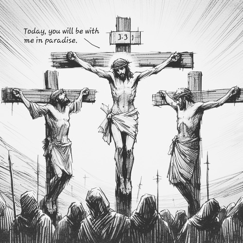 Today you will be with me in paradise