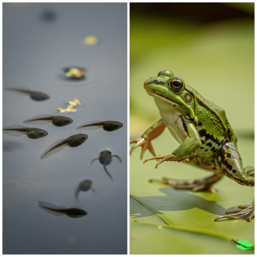 Tadpole to Frog Metamorphosis