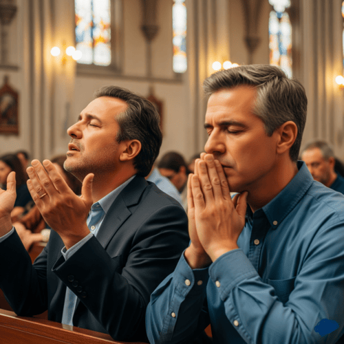 Pray with holy hands lifted up