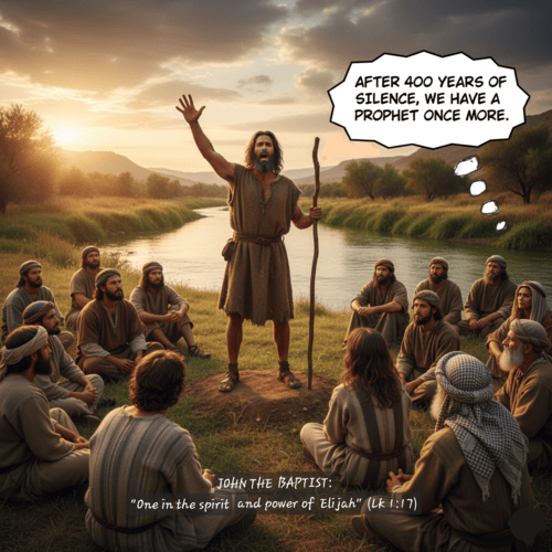 What was God doing between the testaments?