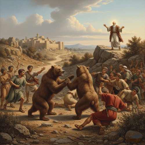 Elisha's curse on youths