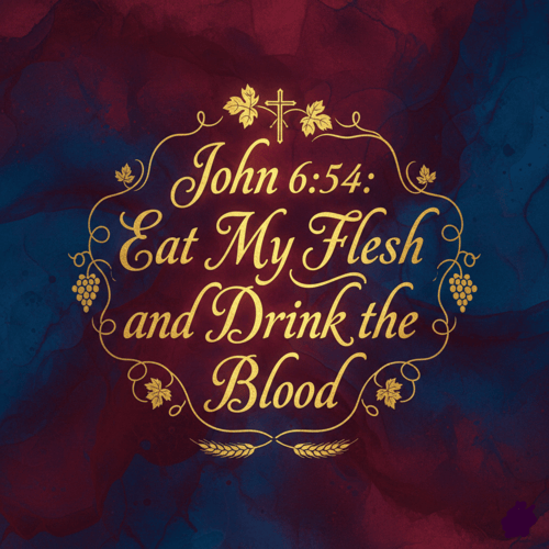 Eat my flesh: what did Jesus mean?